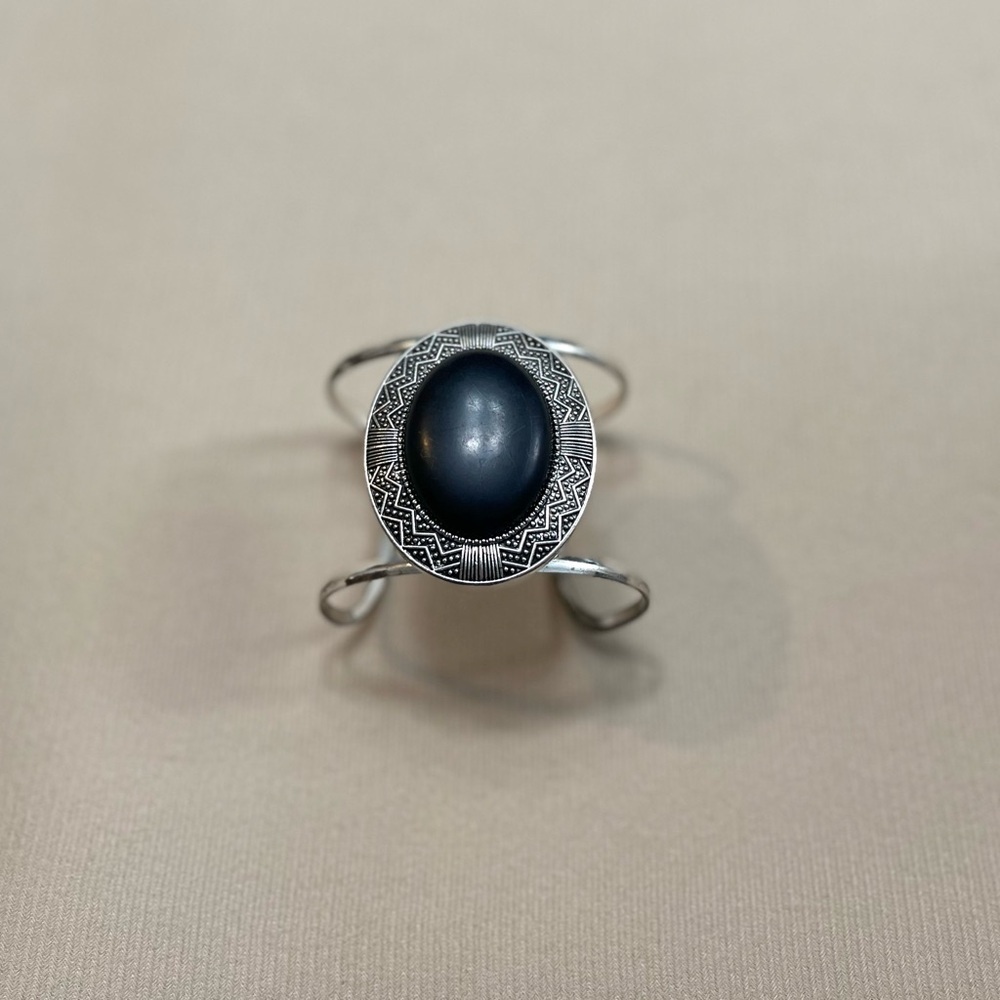 Black Cuff Bracelet